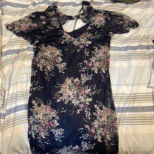 Franscescas navy blue wedding guest dress